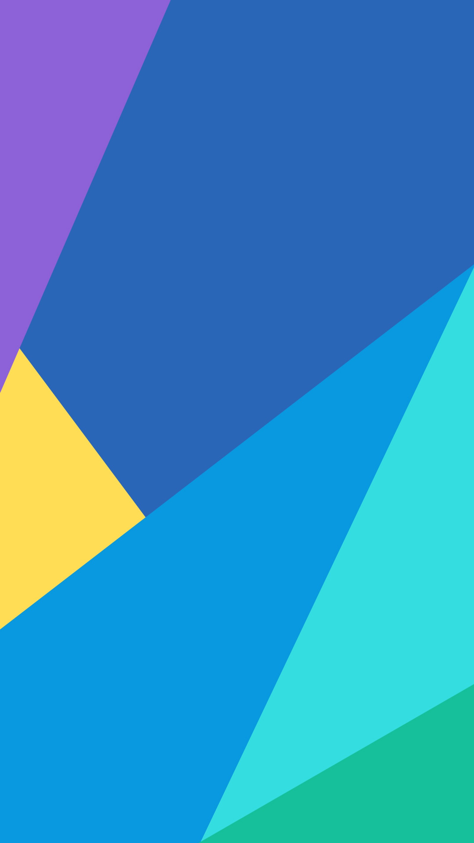 A close up of a colorful background with a few triangles (xiaomi, miui 9, vivo, smartphone, telephone)