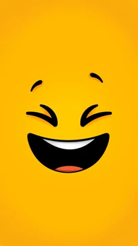 Émoji visage jaune souriant