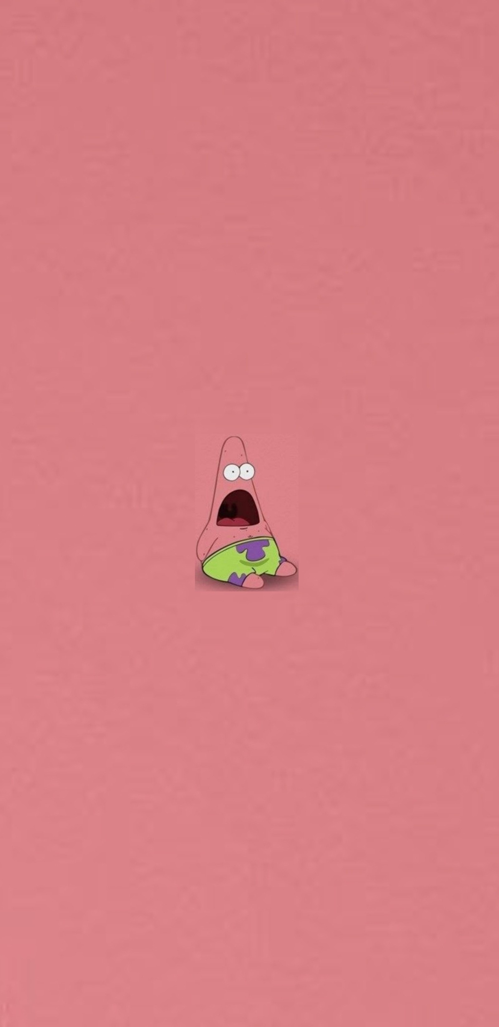 Un primer plano de un personaje de dibujos animados con un fondo rosa (patrick, rosa, bob esponja, spongebob, estrella)