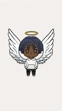 Animated Tribute to Xxxtentacion with Angelic Wings