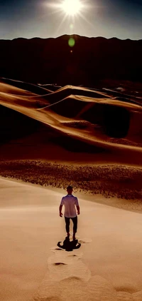 desierto, hd, caliente