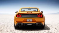 coche deportivo, coche, shelby mustang, ford, amarillo