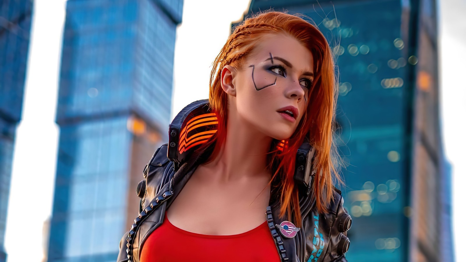 cyberpunk 2077, video game, girls, cosplay wallpaper