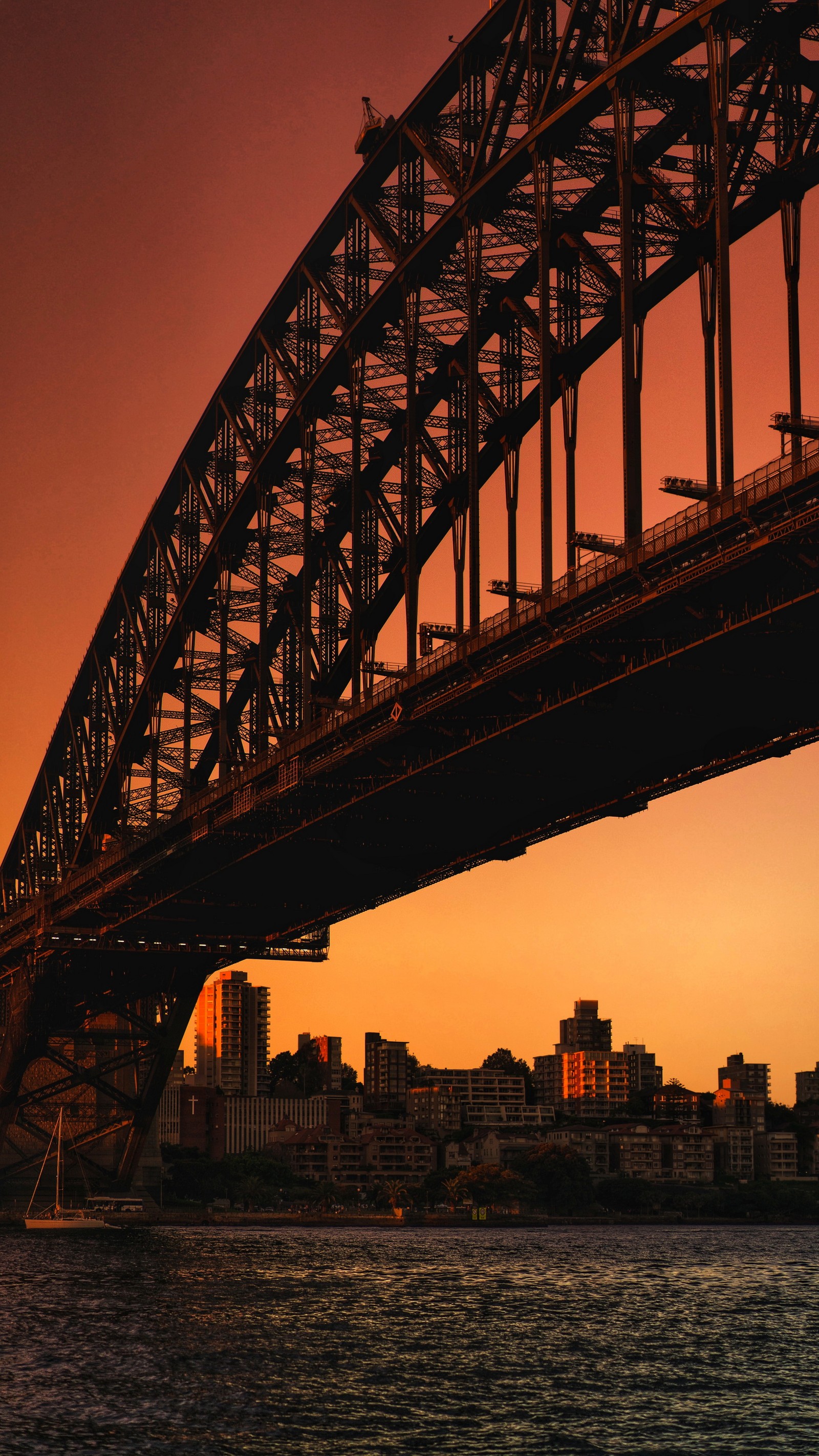 Скачать обои мост сиднейского залива, сиднейский оперный театр, sydney opera house, мост, достопримечательность