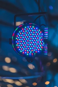 Lumière disco LED vibrante avec affichage de couleur RGB