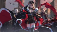 Imperiale Eleganz: Bismarck aus Azur Lane kommandiert das Schlachtfeld