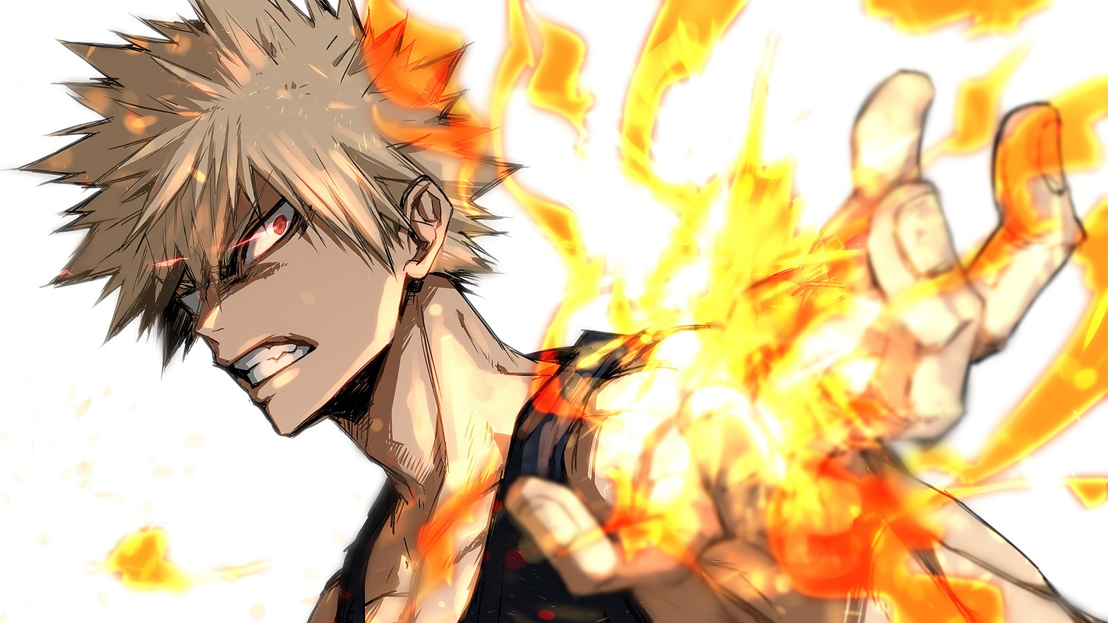 Téléchargez le fond d'écran katsuki bakugo, my hero academia, mha, 僕のヒーローアカデミア, anime