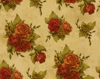 Design floral élégant avec des roses de jardin dans des tons chauds