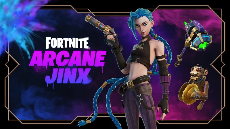 Fortnite arcane jinx - fortnite - fortnite - jinx - (тайный, arcane, джинкс, jinx, фортнайт)