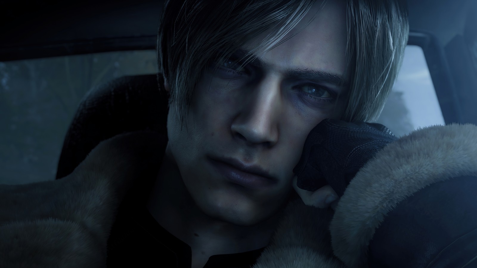 Скачать обои леон с кеннеди, leon s kennedy, resident evil 4 ремейк, видеоигра, ремейк re4