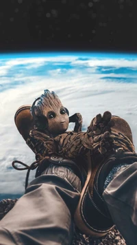 avengers, baby groot, marvel wallpaper