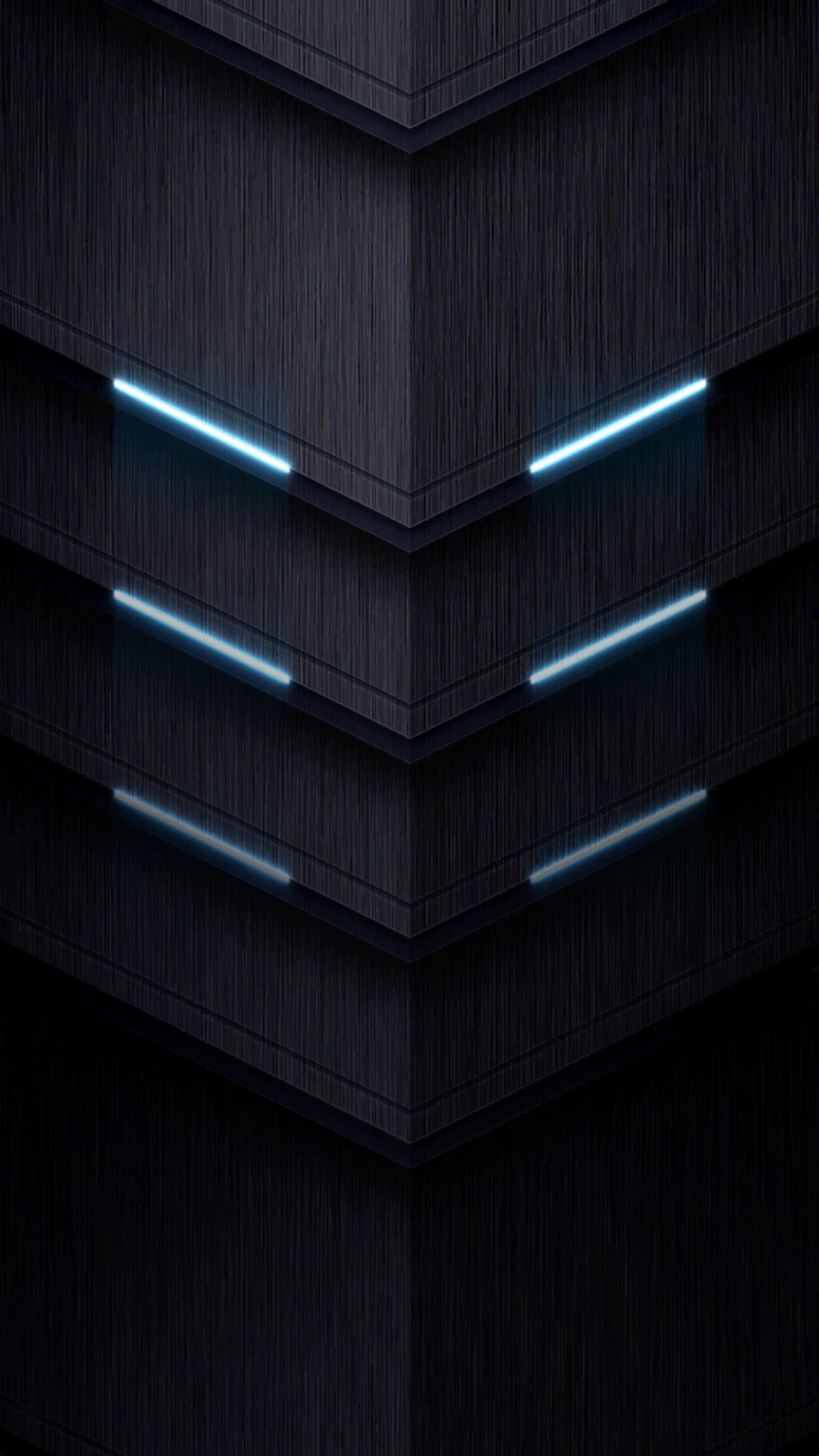 A close up of a black wall with blue lights on it (background, beauty, black, blue, design)