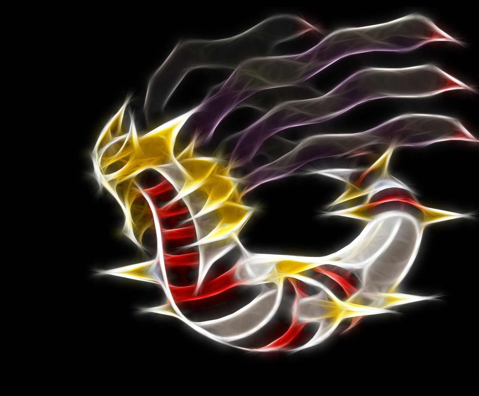 Lade giratina, neon, pokémon, pokemon Hintergrund herunter