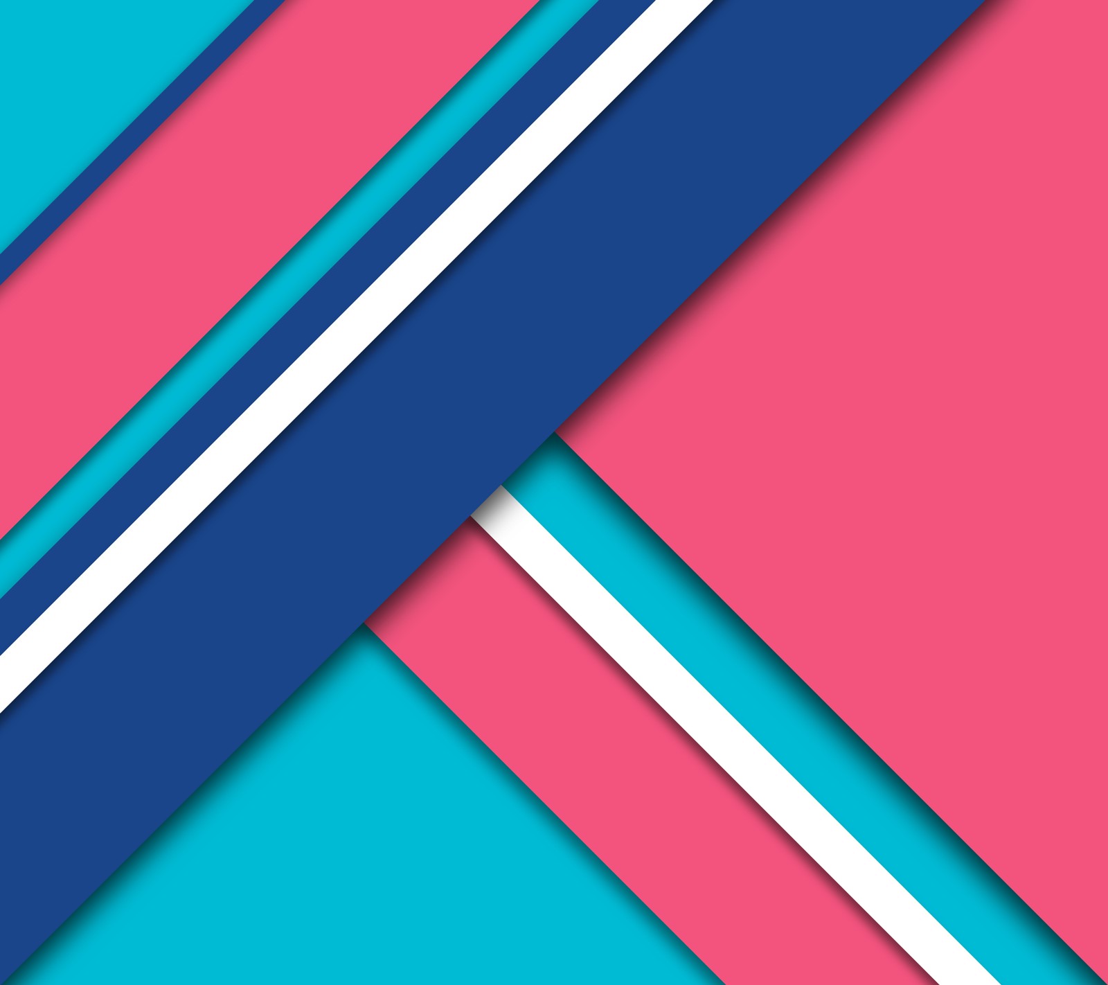 A close up of a pink and blue wallpaper with a diagonal design (designe, material)