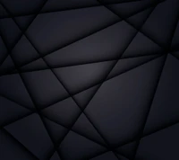 black, dark, glow, lines, polygon wallpaper