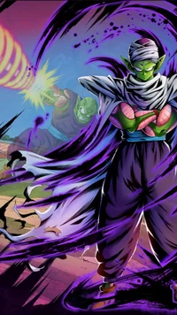 Piccolo libère sa puissance dans la série Dragon Ball