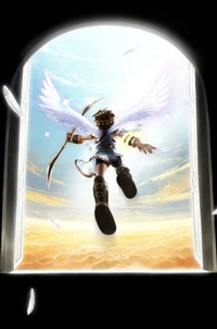 artwork, icarus, kid, nintendo, promotional wallpaper