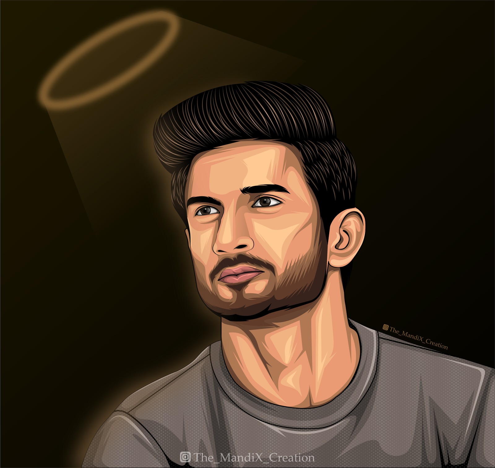 Lade bollywood, bollywoodactor, illustration, ruhe in frieden, sushant Hintergrund herunter