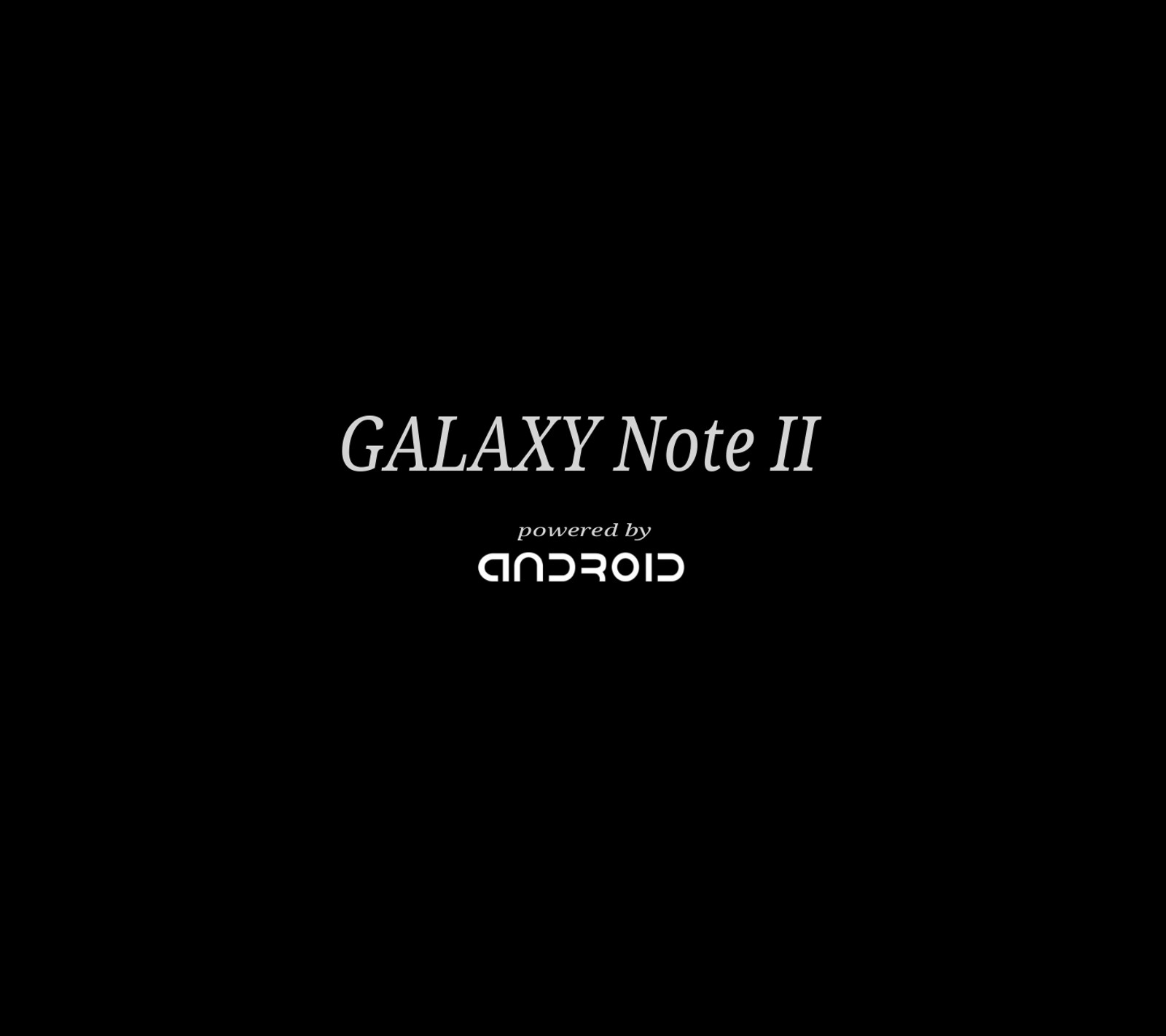 Um fundo preto com as palavras galaxy note ii e um texto branco (android, galaxy note, galaxy note 2, samsung)