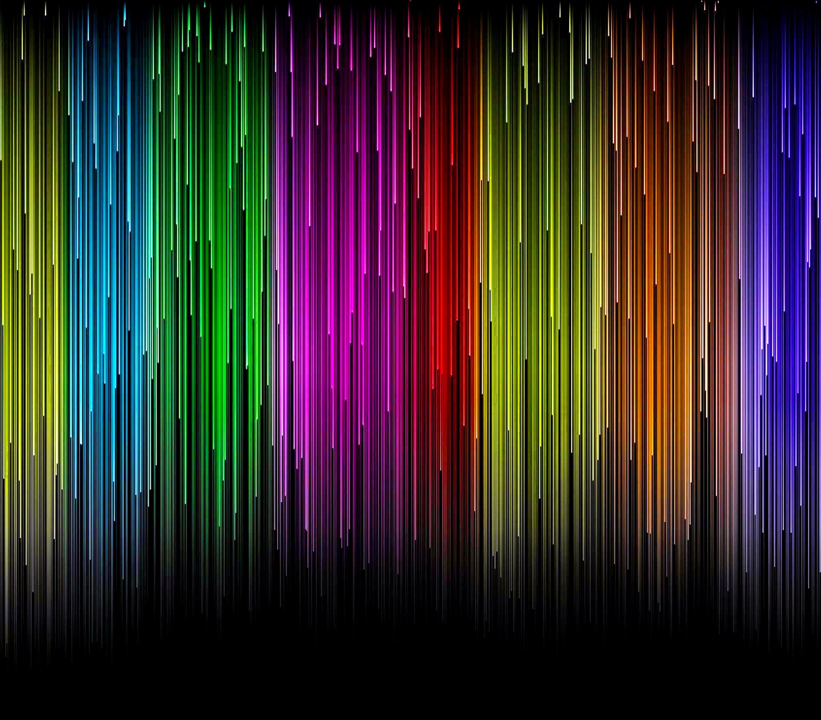 A rainbow colored wallpaper with a black background and a black background (color, wallpaper)