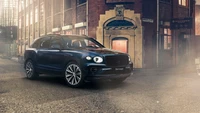 Luxury Bentley Bentayga Mulliner in Urban Setting