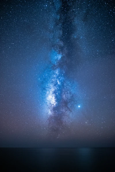 cielo nocturno, azul, galaxia, atmósfera, objeto astronómico