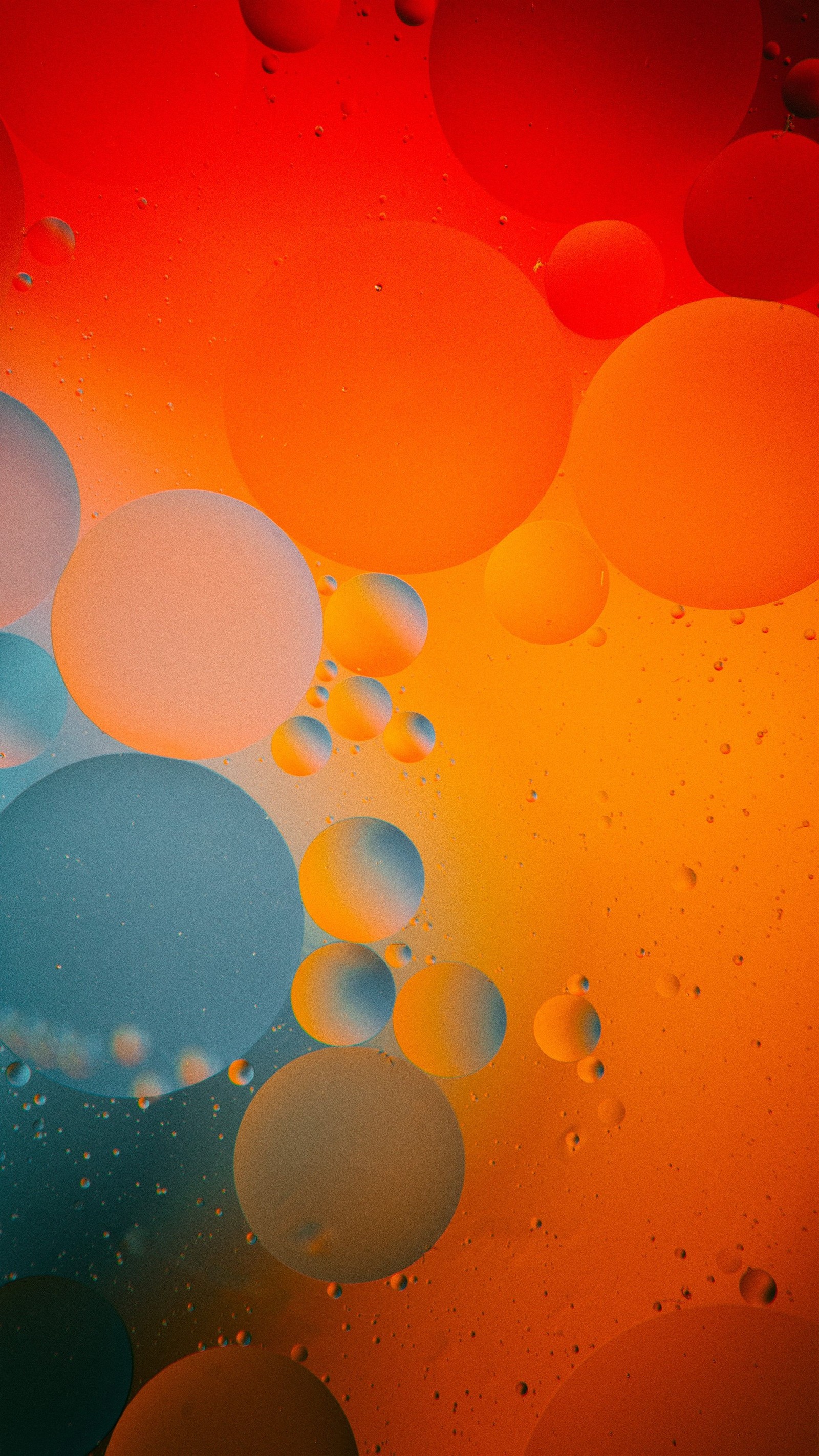 Arafficial photograph of a colorful background with bubbles (apples, ios, colorfulness, cloud, liquid)