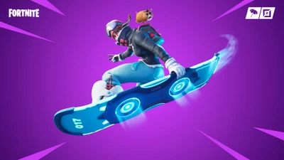 Fortnite Driftboard Aktion: Fahre den Schnee