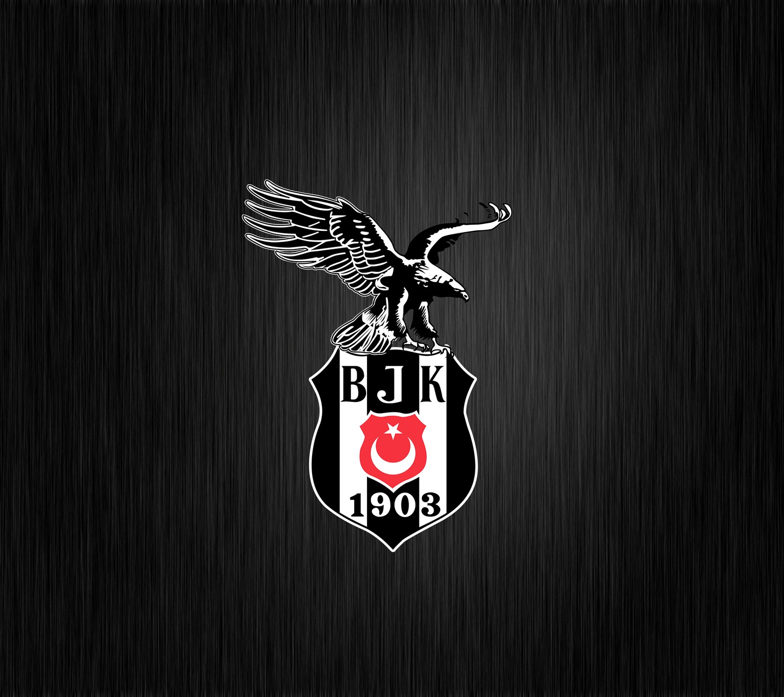 Ein schwarz-weißes logo mit einem vogel darauf (besiktas, bjk, schwarzer adler, karakartal)