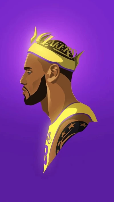 Roi 23: Profil de LeBron James Art