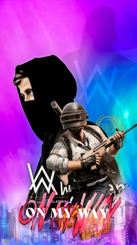 Alan Walker et Badmash Boy s'unissent dans le fond d'écran inspiré de PUBG 'Sur mon chemin