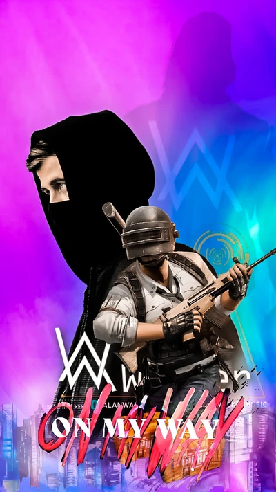 Alan Walker et Badmash Boy s'unissent dans le fond d'écran inspiré de PUBG 'Sur mon chemin