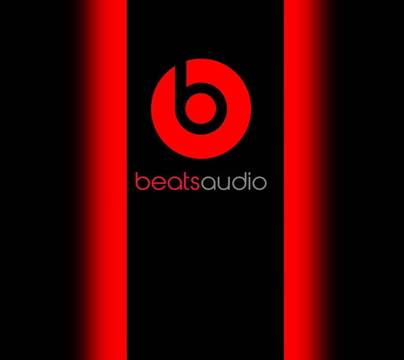 Логотип beatstudio на черном фоне с красными полосами (аудио, биты, beats)