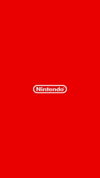 Nintendo Logo on a Red Background