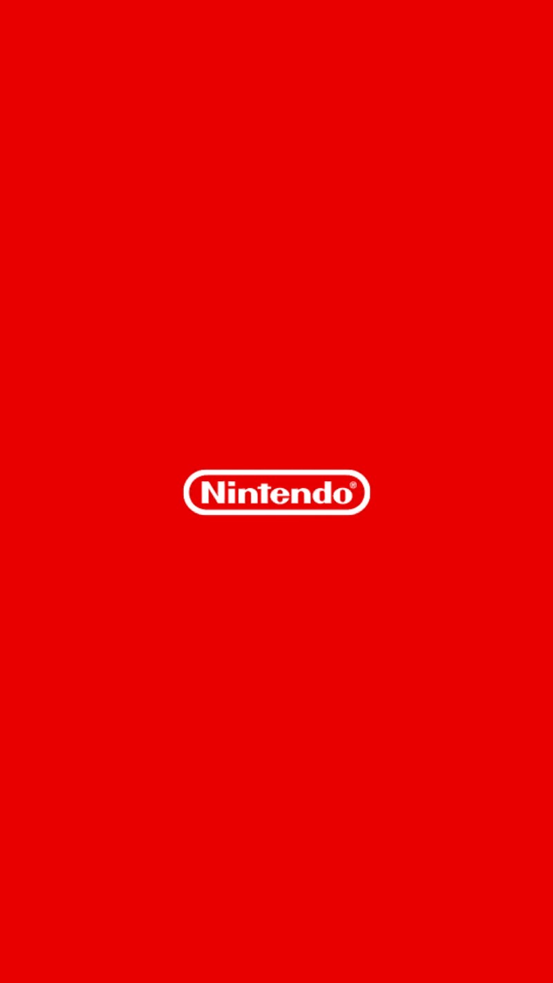 Ближайший план логотипа nintendo на красном фоне (copyrighted, игры)