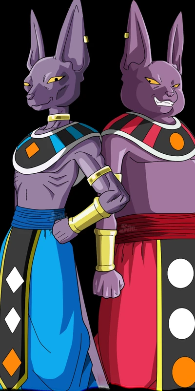 Beerus and Champa: Twin Gods of Destruction from Dragon Ball Super