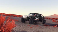 Dacia Sandrider: Futuristisches Offroad-Konzept in einer lebhaften Landschaft