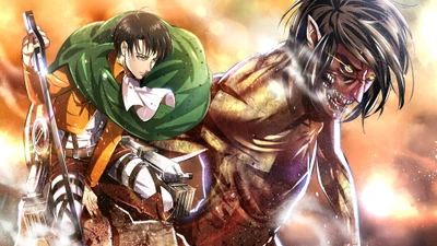 Levi Ackerman vs. Titán: Choque de Titanes en Ataque a los Titanes