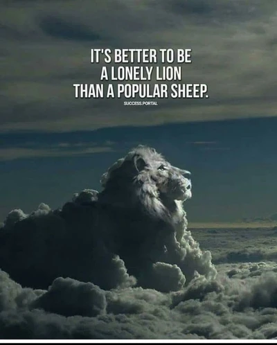 lion in clouds, citations