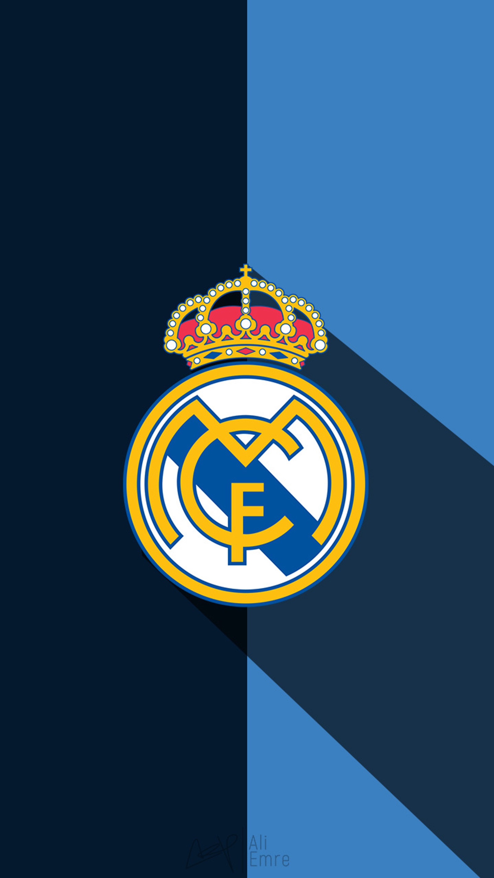 Nahaufnahme eines hintergrundbilds mit dem logo von real madrid (bale, clc13, hala madrid, kross, madrid)