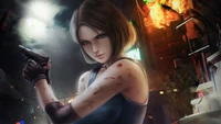 jill valentine, resident evil 3, remake, video game wallpaper