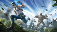 Bataille épique : PUBG Mobile rencontre King Kong dans un affrontement féroce