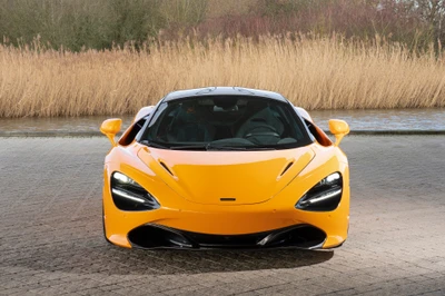 mclaren, машина, суперкар, спортивный автомобиль, желтый