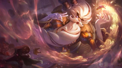 ruée de sucre, zilean, art visuel, lol, league of legends