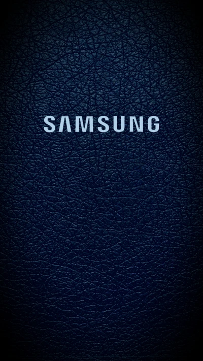 Samsung-Ledertextur Hintergrund in Dunkelblau