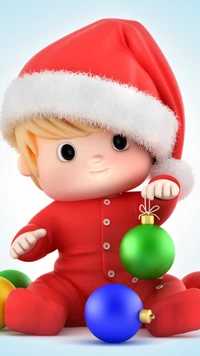 baby, navidad, christmas wallpaper