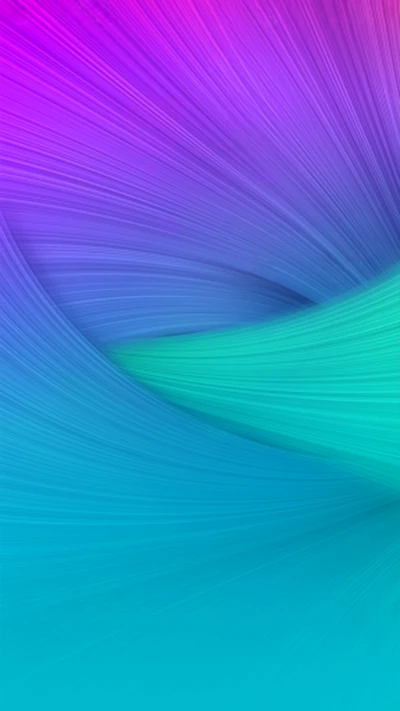 Vibrant Gradient Swirls in Purple and Teal