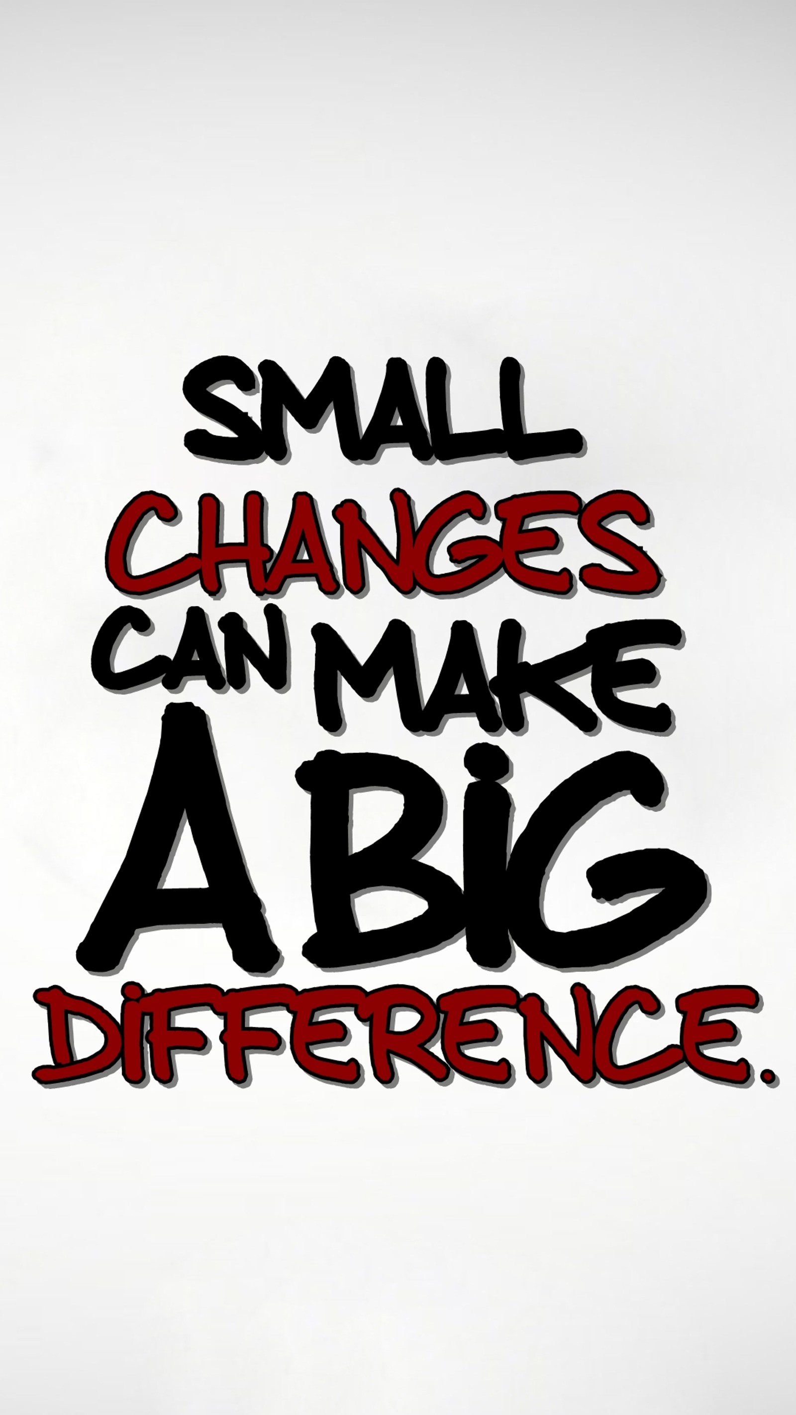 There is a small change can make a big difference (big, change, cool, difference, new)