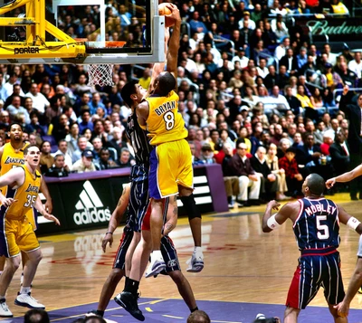 Kobe Bryant's Iconic Slam Dunk Over Yao Ming