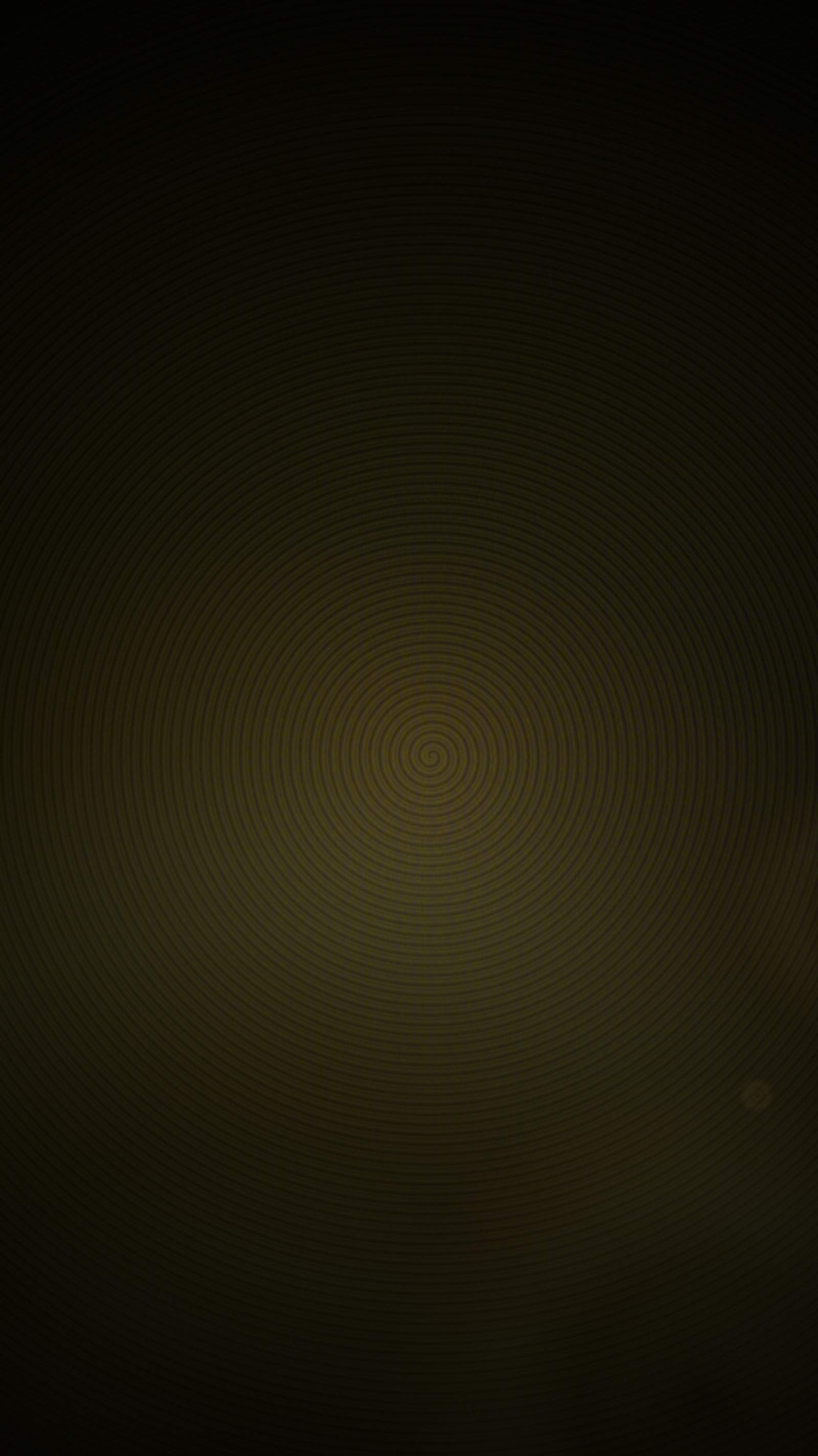 There is a black and yellow background with a circular pattern (abstract, galaxy, hd, iphone, texture)